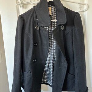 Tulle Pea Coat - Size M